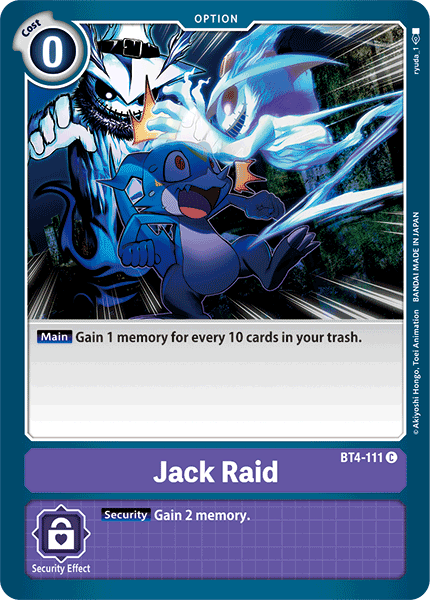 Jack Raid [BT4-111] [Great Legend] | Arkham Games and Comics