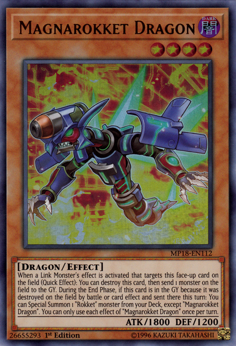 Magnarokket Dragon [MP18-EN112] Ultra Rare | Arkham Games and Comics