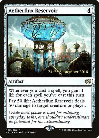 Aetherflux Reservoir [Kaladesh Promos] | Arkham Games and Comics