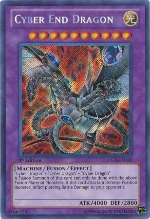 Cyber End Dragon (Alternate Art) [LCGX-EN182] Secret Rare | Arkham Games and Comics