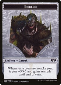 Emblem - Garruk, Apex Predator [Mythic Edition: War of the Spark] | Arkham Games and Comics