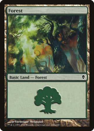 Forest (248a) [Zendikar] | Arkham Games and Comics