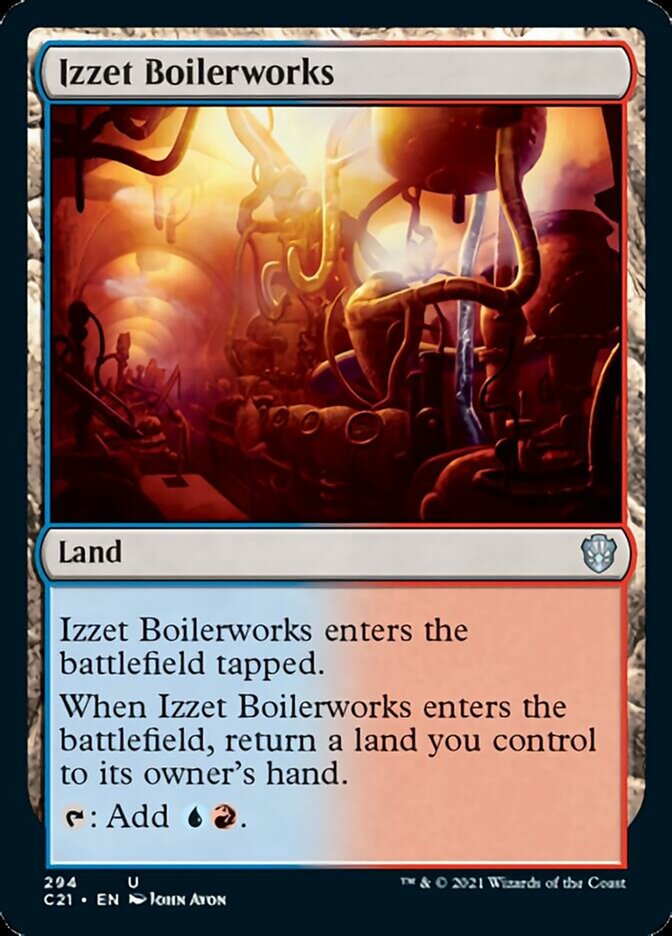 Izzet Boilerworks [Commander 2021] | Arkham Games and Comics