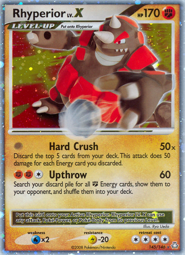 Rhyperior LV.X (145/146) [Diamond & Pearl: Legends Awakened] | Arkham Games and Comics