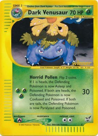 Dark Venusaur (7) (Jumbo Card) [Best of Promos] | Arkham Games and Comics