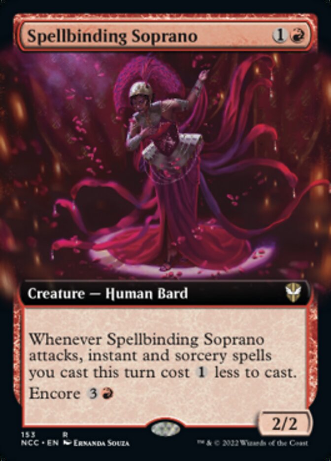 Spellbinding Soprano (Extended Art) [Streets of New Capenna Commander] | Arkham Games and Comics