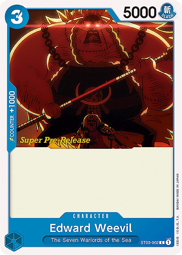 Edward Weevil [Super Pre-Release Starter Deck: The Seven Warlords of the Sea] | Arkham Games and Comics
