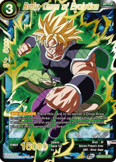 Broly, Omen of Evolution (EX19-12) [Special Anniversary Set 2021] | Arkham Games and Comics