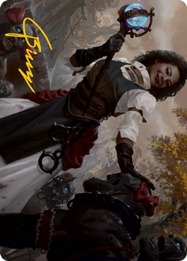 Skaab Wrangler Art Card (Gold-Stamped Signature) [Innistrad: Midnight Hunt Art Series] | Arkham Games and Comics