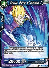 Vegeta, Saiyan of Universe 7 [XD1-02] | Arkham Games and Comics