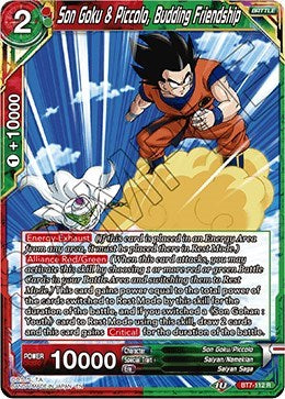 Son Goku & Piccolo, Budding Friendship (Non-Foil Deck Exclusive) [BT7-112] | Arkham Games and Comics
