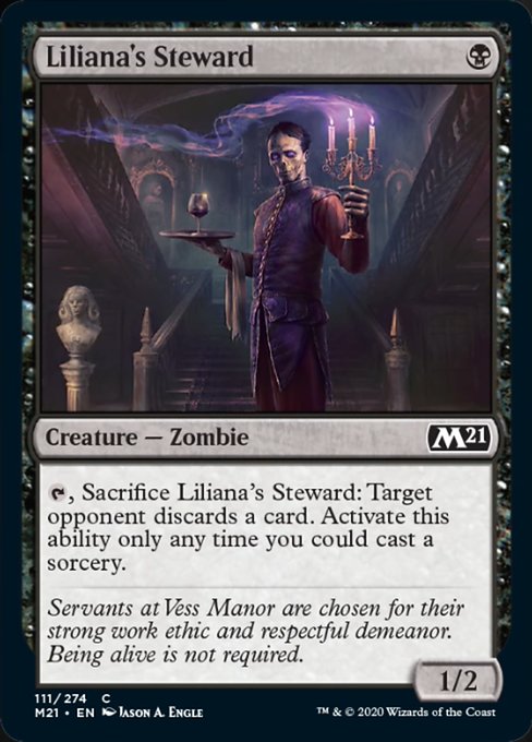 Liliana's Steward [Core Set 2021] | Arkham Games and Comics