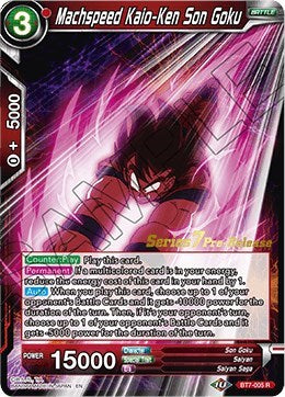 Machspeed Kaio-Ken Son Goku (Assault of the Saiyans) [BT7-005_PR] | Arkham Games and Comics