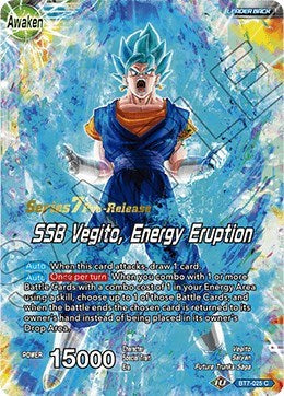 Son Goku & Vegeta // SSB Vegito, Energy Eruption (Assault of the Saiyans) [BT7-025_PR] | Arkham Games and Comics