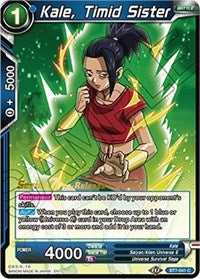 Kale, Timid Sister (Assault of the Saiyans) [BT7-041_PR] | Arkham Games and Comics