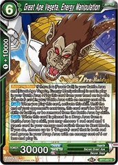 Great Ape Vegeta, Energy Manipulation (Assault of the Saiyans) [BT7-057_PR] | Arkham Games and Comics