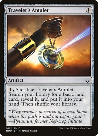 Traveler's Amulet [Hour of Devastation] | Arkham Games and Comics