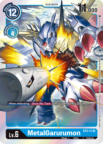 MetalGarurumon [ST2-11] (Event Pack) [Starter Deck: Cocytus Blue Promos] | Arkham Games and Comics