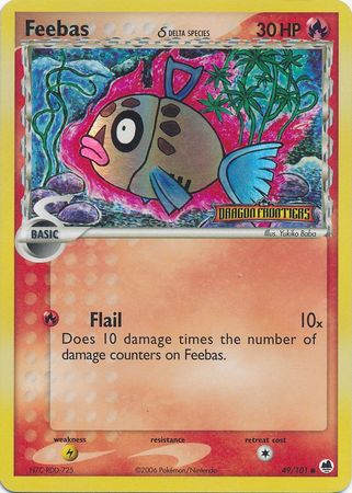 Feebas (49/101) (Delta Species) (Stamped) [EX: Dragon Frontiers] | Arkham Games and Comics