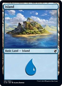 Island (291) [Commander 2019] | Arkham Games and Comics