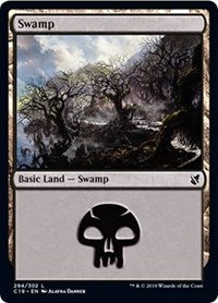 Swamp (294) [Commander 2019] | Arkham Games and Comics