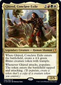 Ghired, Conclave Exile (Commander 2019) [Oversize Cards] | Arkham Games and Comics