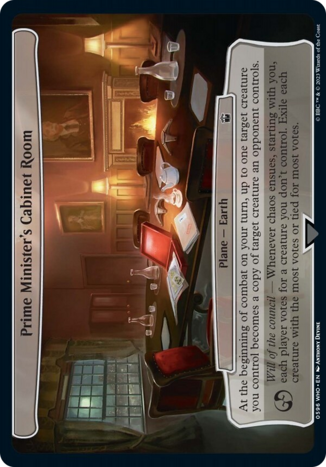 Prime Minister's Cabinet Room [Planechase] | Arkham Games and Comics