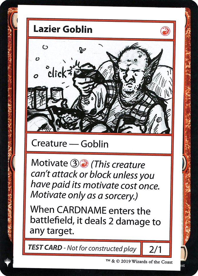 Lazier Goblin [Mystery Booster Playtest Cards] | Arkham Games and Comics