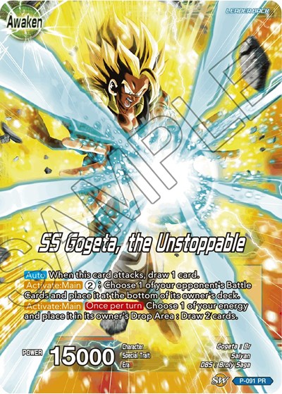 Gogeta // SS Gogeta, the Unstoppable [P-091] | Arkham Games and Comics