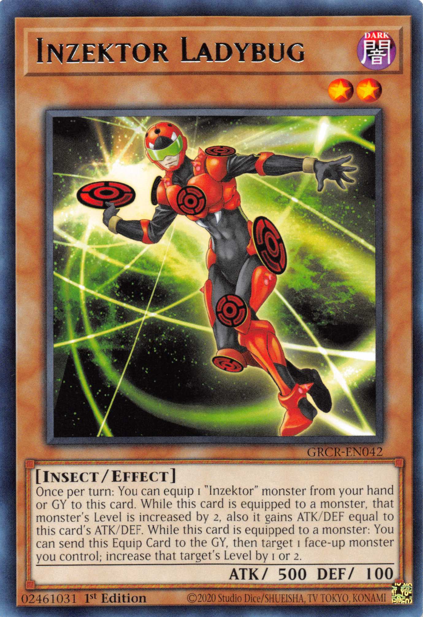 Inzektor Ladybug [GRCR-EN042] Rare | Arkham Games and Comics