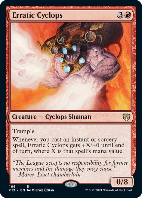 Erratic Cyclops [Commander 2021] | Arkham Games and Comics