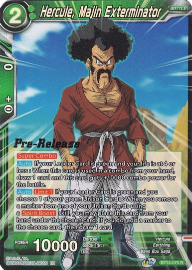 Hercule, Majin Exterminator (BT14-075) [Cross Spirits Prerelease Promos] | Arkham Games and Comics