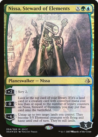 Nissa, Steward of Elements (SDCC 2017 EXCLUSIVE) [San Diego Comic-Con 2017] | Arkham Games and Comics