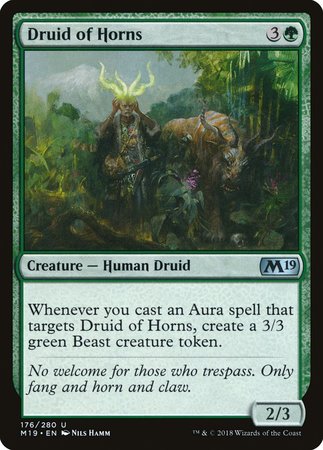 Druid of Horns [Core Set 2019] | Arkham Games and Comics
