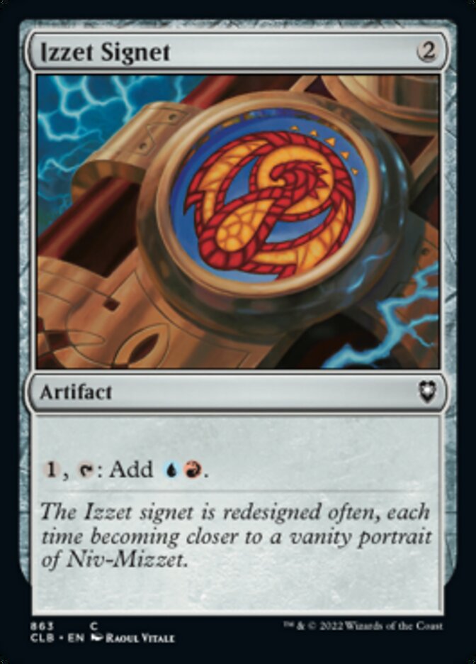 Izzet Signet [Commander Legends: Battle for Baldur's Gate] | Arkham Games and Comics