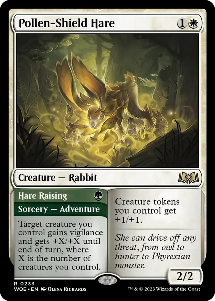 Pollen-Shield Hare // Hare Raising [Wilds of Eldraine] | Arkham Games and Comics