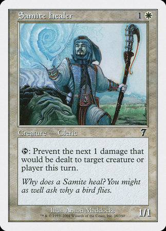 Samite Healer [Seventh Edition] | Arkham Games and Comics