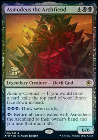 Asmodeus the Archfiend [Dungeons & Dragons: Adventures in the Forgotten Realms Prerelease Promos] | Arkham Games and Comics