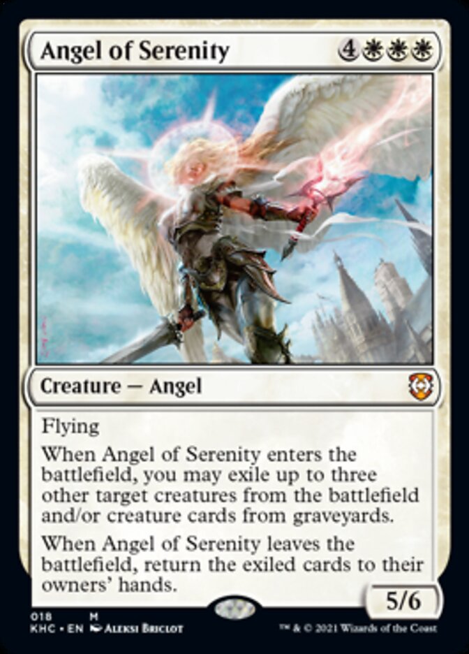 Angel of Serenity [Kaldheim Commander] | Arkham Games and Comics