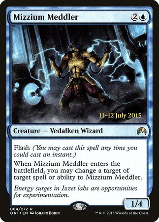 Mizzium Meddler [Magic Origins Promos] | Arkham Games and Comics