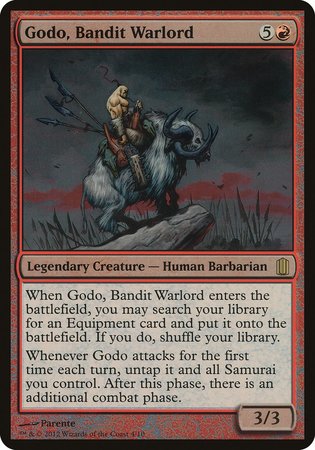 Godo, Bandit Warlord (Commander's Arsenal) [Commander's Arsenal Oversized] | Arkham Games and Comics