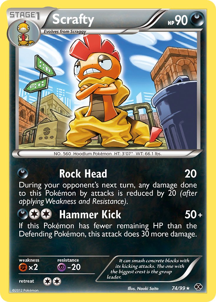 Scrafty (74/99) (Theme Deck Exclusive) [Black & White: Next Destinies] | Arkham Games and Comics