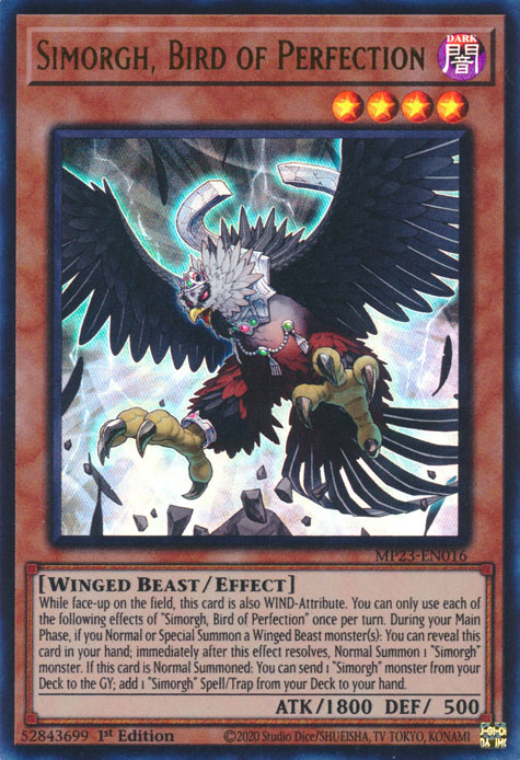 Simorgh, Bird of Perfection [MP23-EN016] Ultra Rare | Arkham Games and Comics