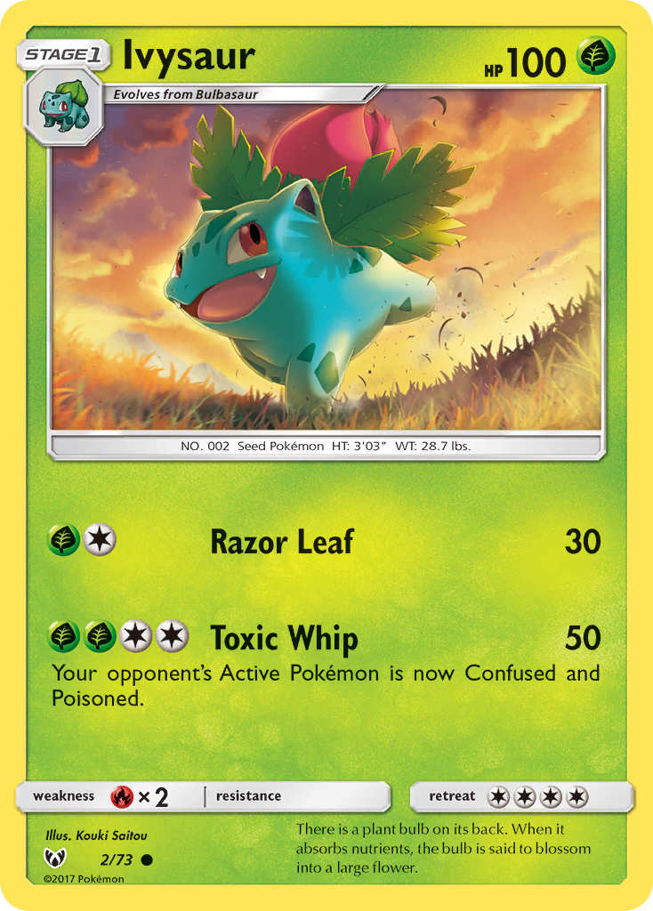 Ivysaur (2/73) [Sun & Moon: Shining Legends] | Arkham Games and Comics