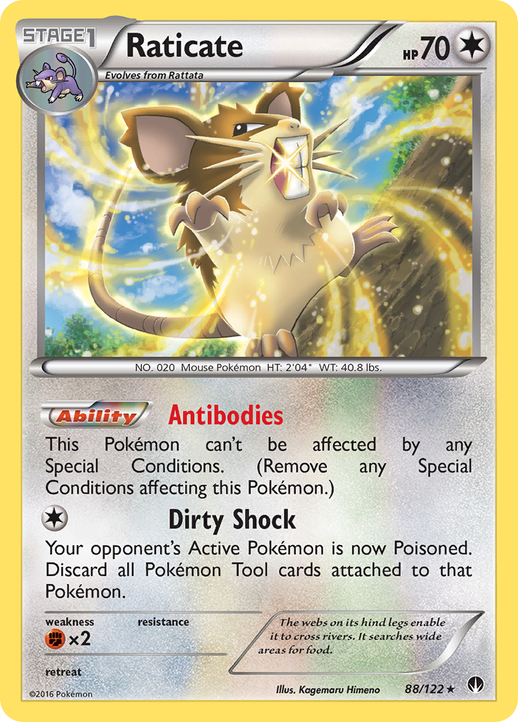 Raticate (88/122) [XY: BREAKpoint] | Arkham Games and Comics