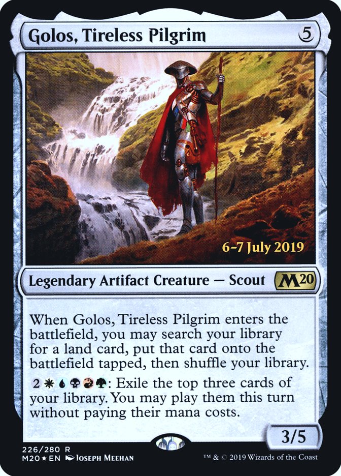 Golos, Tireless Pilgrim  [Core Set 2020 Prerelease Promos] | Arkham Games and Comics