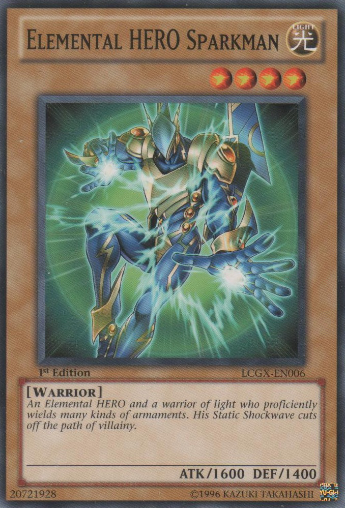 Elemental HERO Sparkman [LCGX-EN006] Common | Arkham Games and Comics