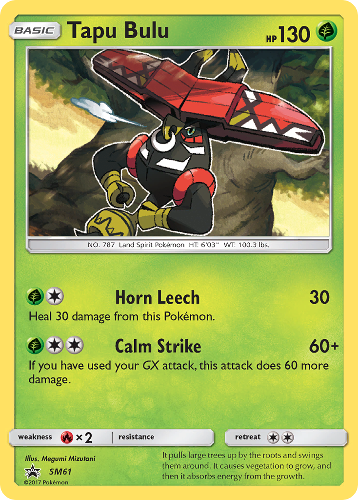 Tapu Bulu (SM61) [Sun & Moon: Black Star Promos] | Arkham Games and Comics