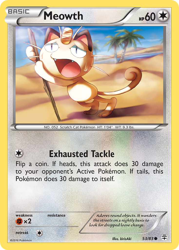 Meowth (53/83) [XY: Generations] | Arkham Games and Comics