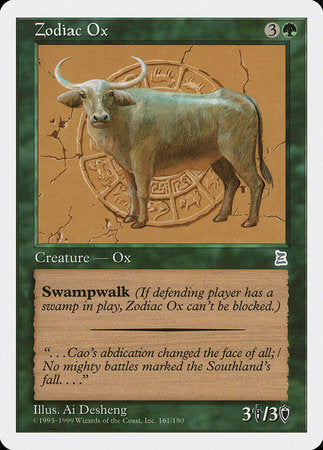 Zodiac Ox [Portal Three Kingdoms] | Arkham Games and Comics